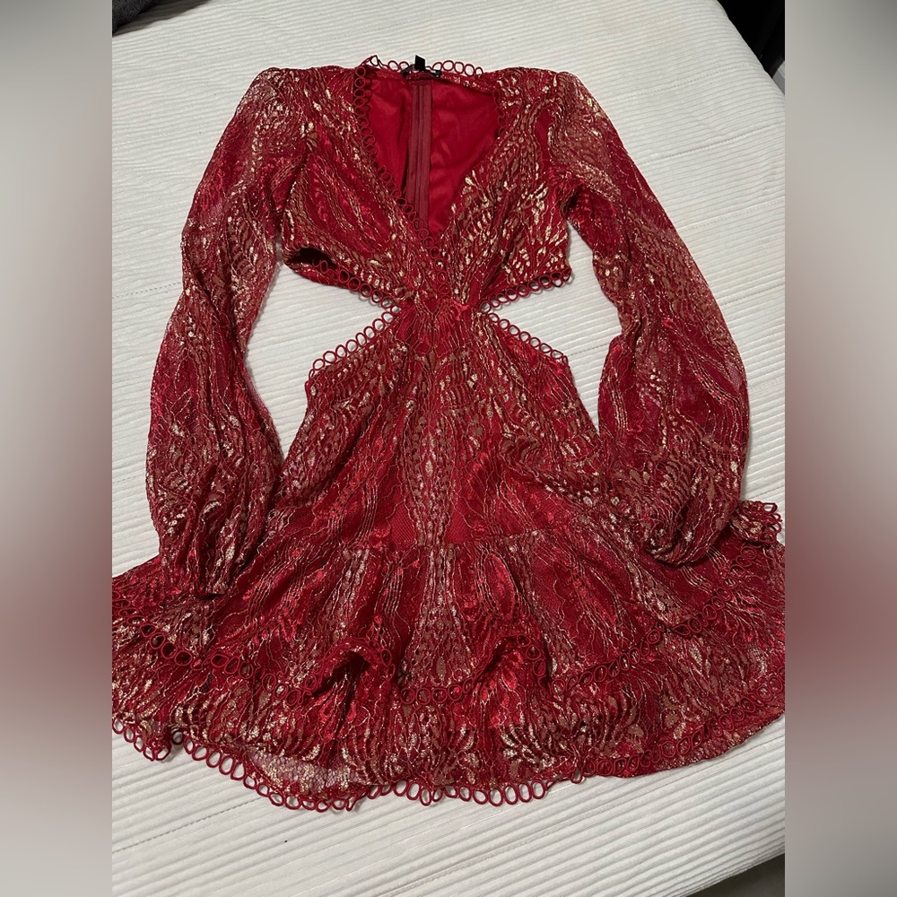 FASHION NOVA RED DRESS